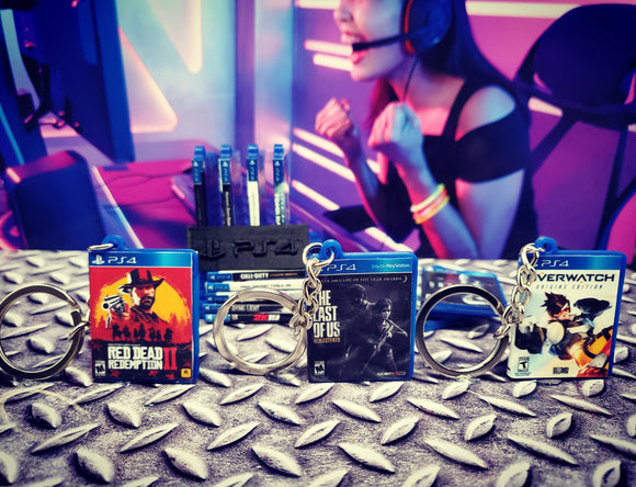 Miniature DVD and Game Case Keyrings