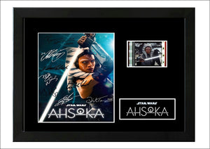 Star Wars Ashoka 35mm Framed Film Cell Display Signed