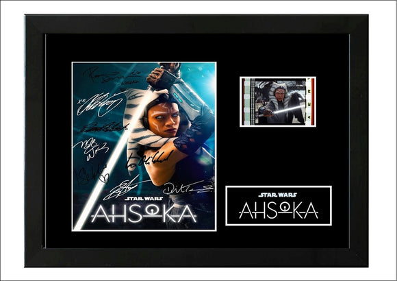 Star Wars Ashoka 35mm Framed Film Cell Display Signed