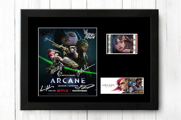 Arcane Signed Original Framed Film Cell Display Stunning Gift Memorabilia + COA