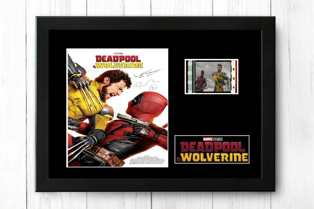 Deadpool & Wolverine 35mm Framed Film Cell Display Signed – ReelFilmCells