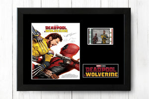 Deadpool & Wolverine 35mm Framed Film Cell Display Signed