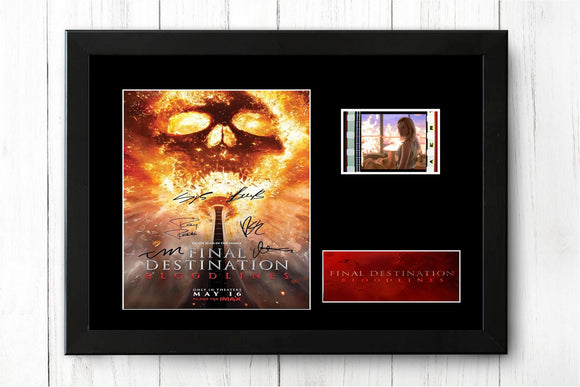 Final Destination Bloodlines Film Cell Display Stunning Gift Memorabilia + COA