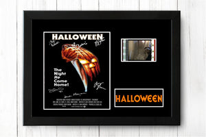 Halloween 35mm Framed Film Cell Display Signed