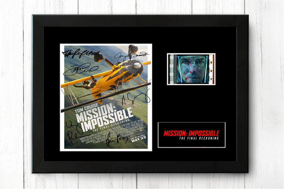 Mission: Impossible - The Final Reckoning Film Cell  Signed Memorabilia + COA