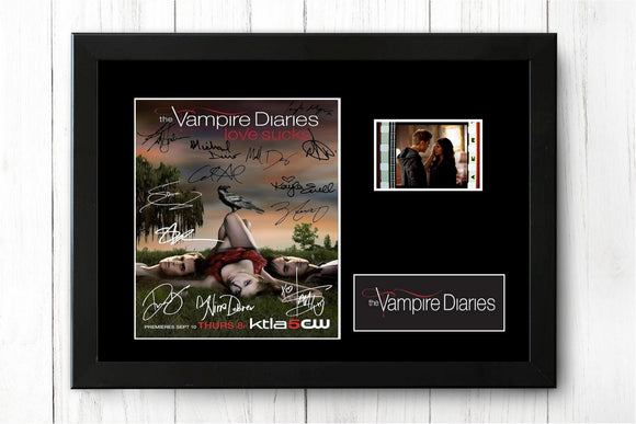 The Vampire Diaries Stunning Film Cell  Signed Memorabilia + COA