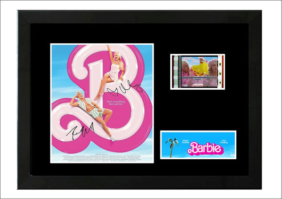 Barbie  35mm Framed Film Cell Display Signed