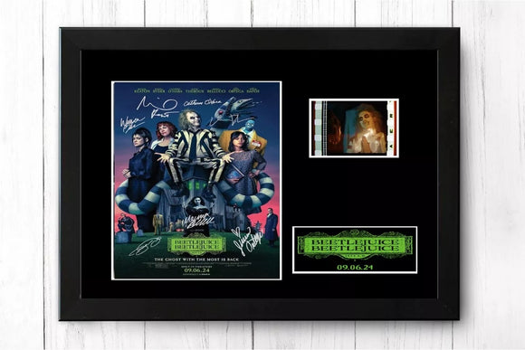 Beetlejuice Beetlejuice 35mm Framed Film Cell Display