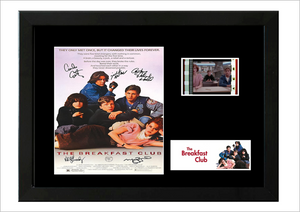 The Breakfast Club 35mm Framed Film Cell Display Signed