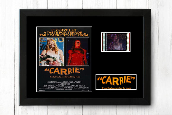 Carrie 35mm Framed Film Cell Display