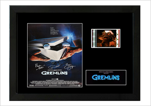 Gremlins 35mm Framed Film Cell Display Signed