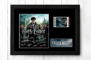 Harry Potter & The Deathly Hallows Part 2 35mm Framed Film Cell Display Signed