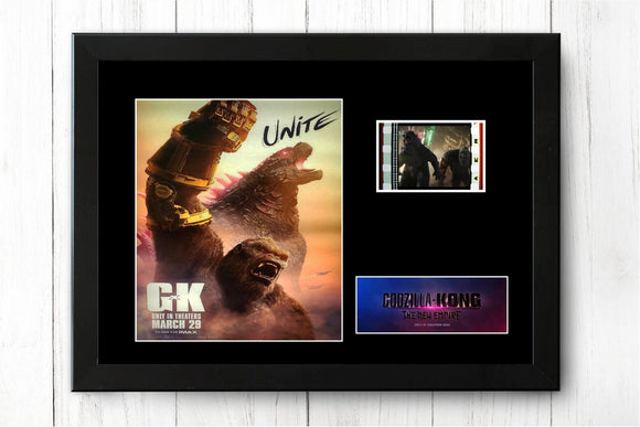 Kong x Godzilla The New Empire 35mm Framed Film Cell Display