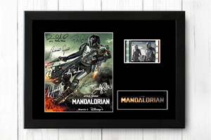 The Mandalorian 35mm Framed Film Cell Display Signed