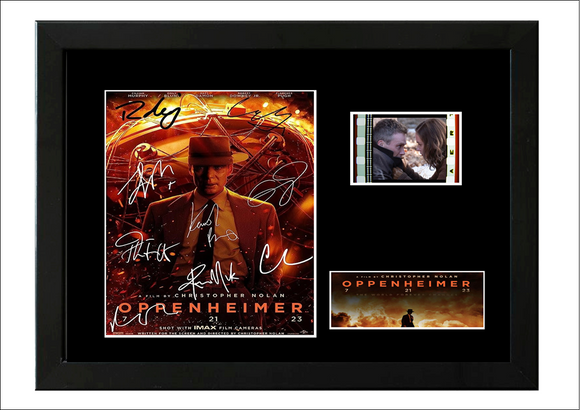 Oppenheimer 35mm Framed Film Cell Display Signed