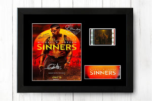 Sinners Michael B. Jordan Film Cell  Signed Memorabilia + COA
