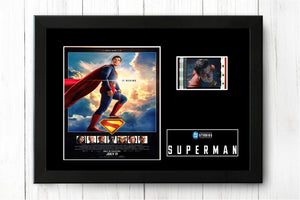 Superman S3 Original  Film Cell  Stunning Gift Memorabilia + COA (Copy) (Copy)