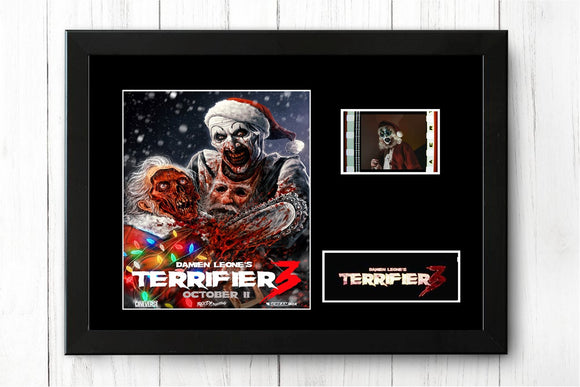 Terrifier 3 35mm Framed Film Cell Display