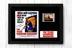 Texas Chainsaw Massacre 35mm Framed Film Cell Display