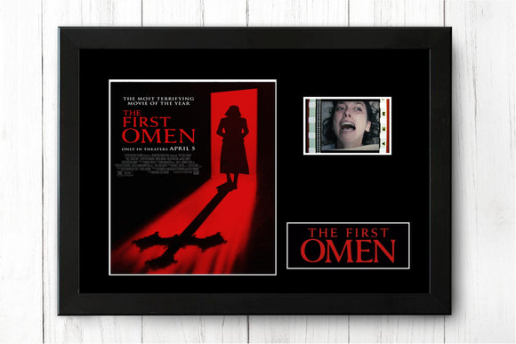 The First Omen 35mm Framed Film Cell Display