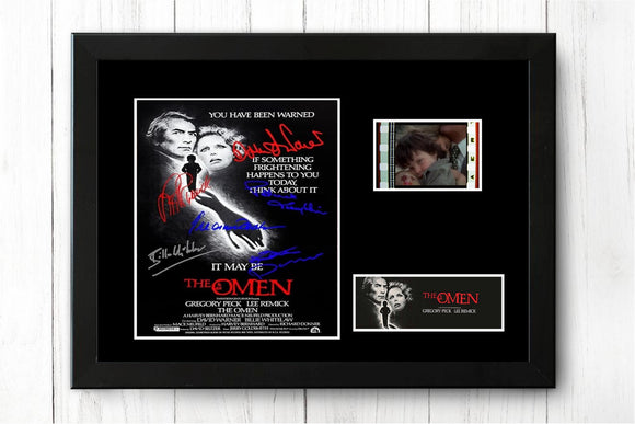 The Omen 35mm Framed Film Cell Display Signed