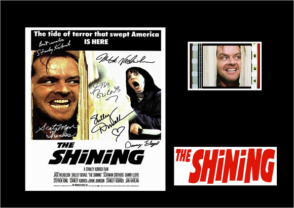 The Shining 35mm Framed Film Cell Display Signed