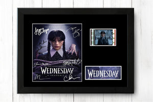 Wednesday Season 2 Stunning Film Cell  Signed Memorabilia + COA