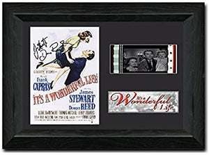 It's a Wonderful Life 35mm Framed Film Cell Display - Cast Signed