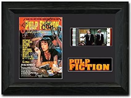 Pulp Fiction 35mm Framed Film Cell Display - Cast Signed