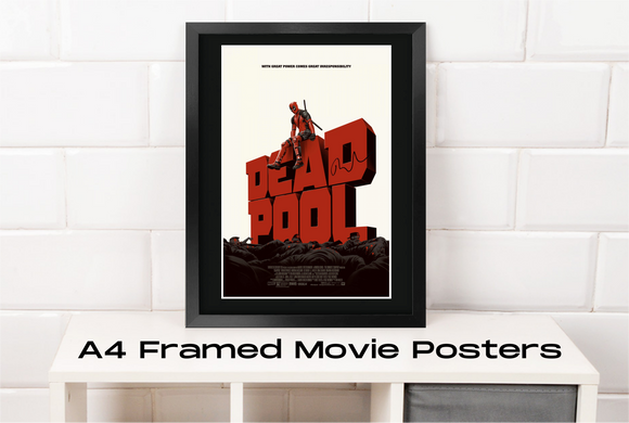 Deadpool - Autographed A4 Movie Poster
