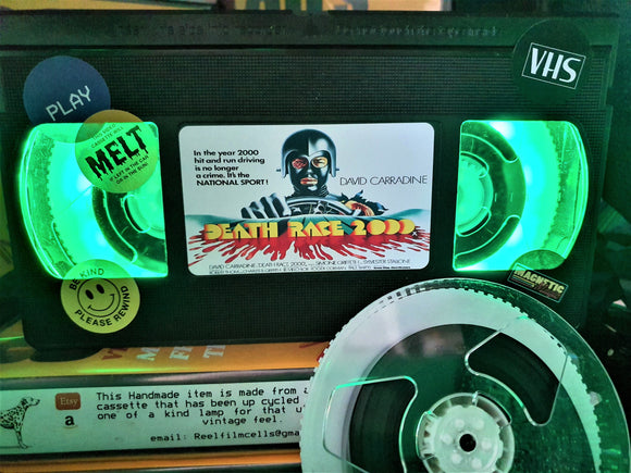 Death Race 2000 Retro VHS Lamp