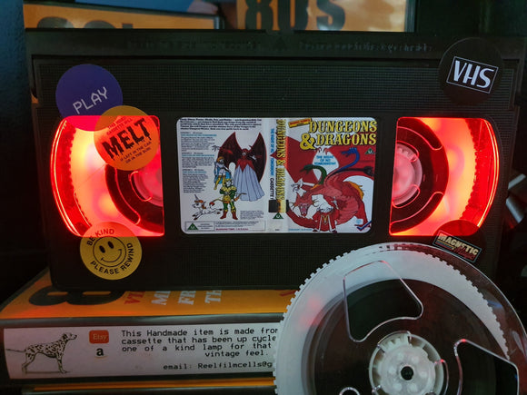 Dungeons and Dragons Retro VHS Lamp S1