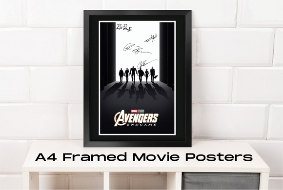 Avengers: Endgame - Autographed A4 Movie Poster