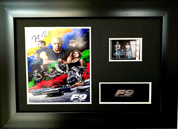 FF9 35mm Framed Film Cell Display - Cast Signed