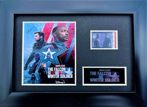 The Falcon and the Winter Soldier S1 35mm Framed Film Cell Display - Cast Signed