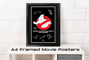 Ghostbusters - Autographed A4 Movie Poster