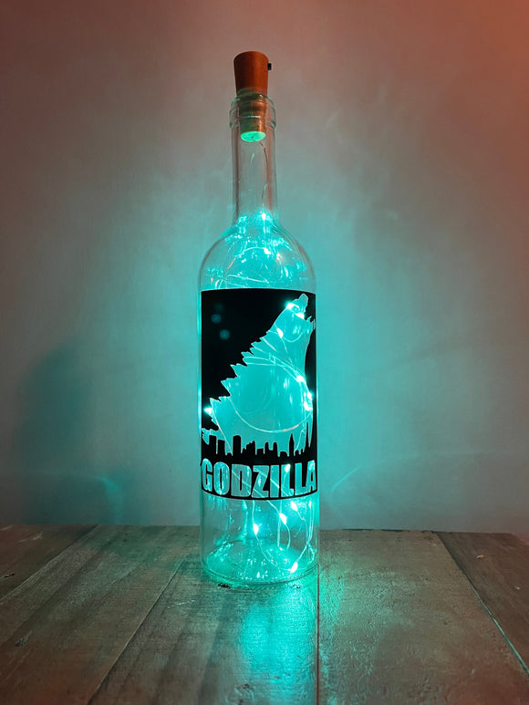 Godzilla LED Bottle Lamp