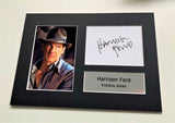 Harrison Ford as Indiana Jones A4 Autographed Display