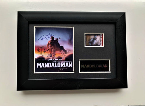 The Mandalorian S1 35mm Framed Film Cell Display - Cast Signed