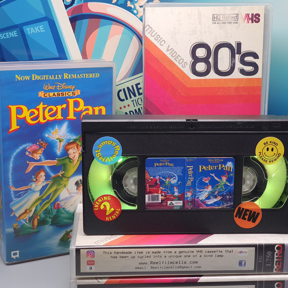Peter Pan Retro VHS Lamp