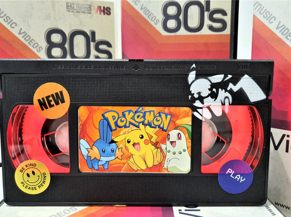 Pokemon Retro VHS Lamp With Art Work