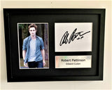 Robert Pattinson as Edward Cullen A4 Autographed Display