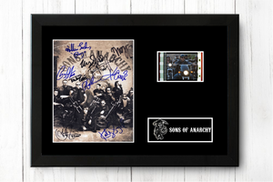 Sons of Anarchy S1 35mm Framed Film Cell Display Cast Signed