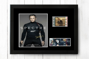 Spectre 35mm Framed Film Cell Display Signed