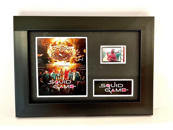 Squid Game S1 35mm Framed Film Cell Display
