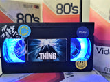The Thing Retro VHS Lamp With Art Work
