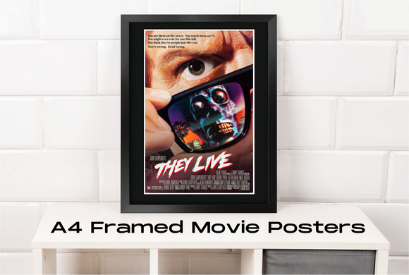 They Live - A4 Movie Poster