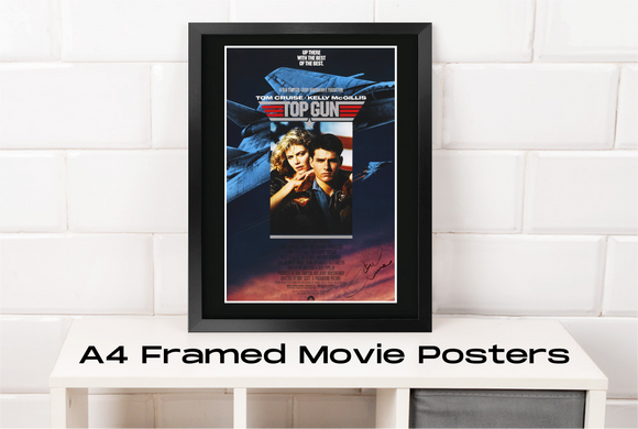 Top Gun - Autographed A4 Movie Poster