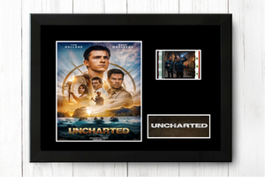Uncharted 35mm Framed Film Cell Display