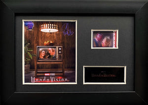 WandaVision S1 35mm Framed Film Cell Display - Cast Signed